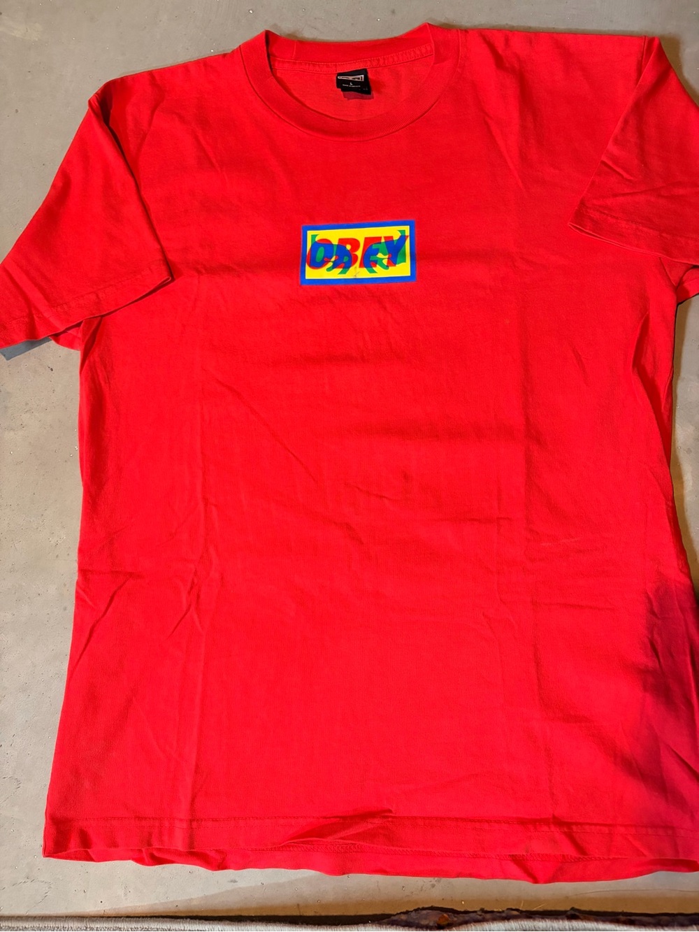 Obey 3D Box Logo T Shirt